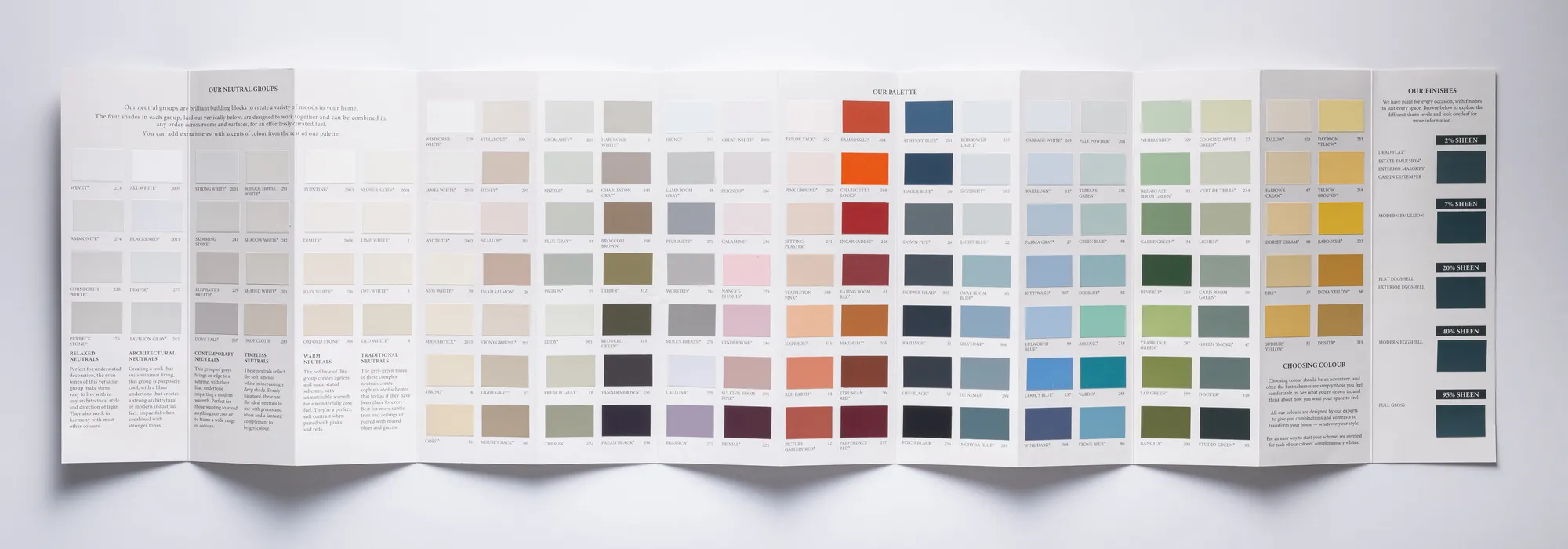 Nuancier Farrow & Ball